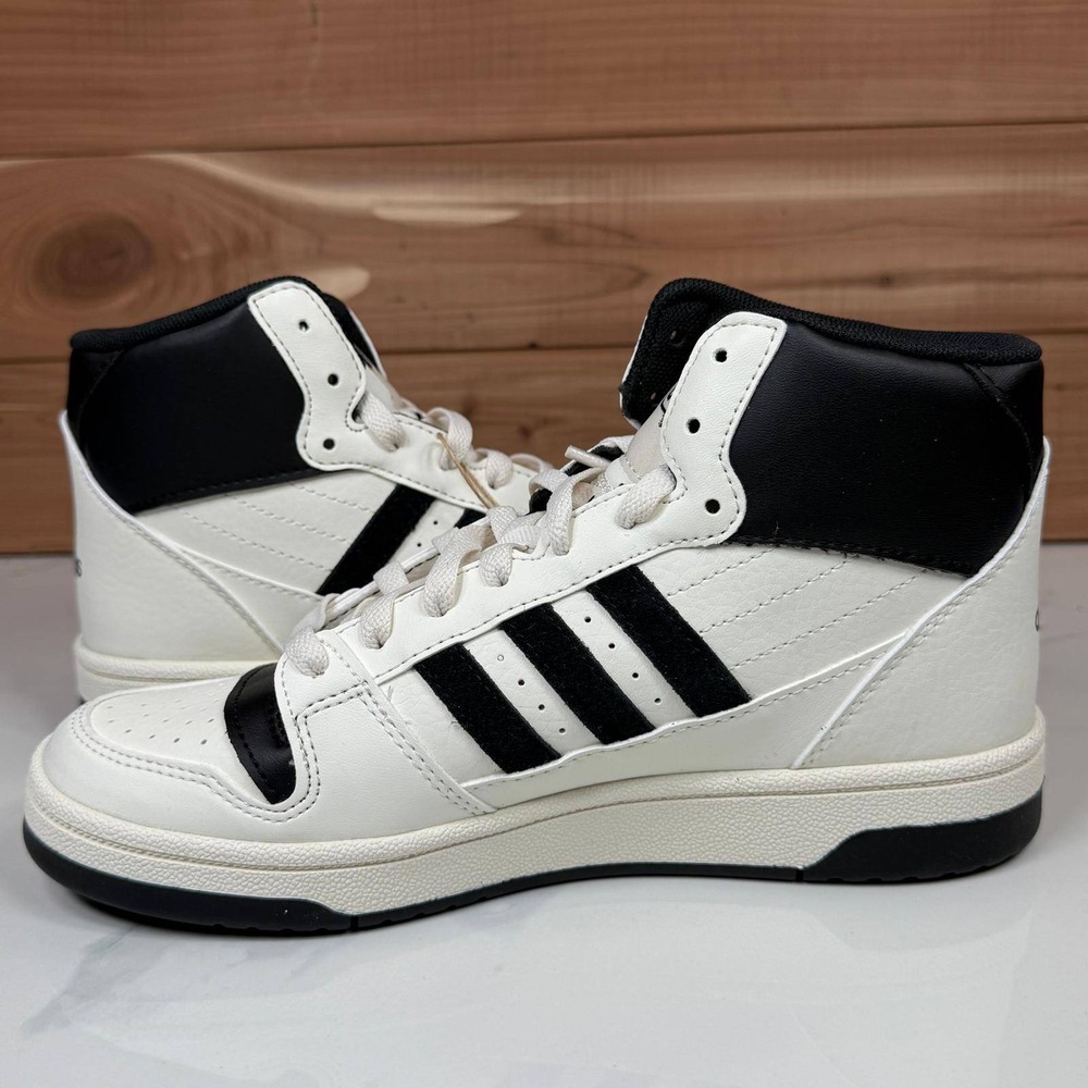 Adidas Break Start Mid W Womens White Black Basketball Shoes IH7880 Size 7 NEW - Picture 10 of 12